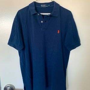 Polo by Ralph Lauren Size Medium Navy Short Sleeve
